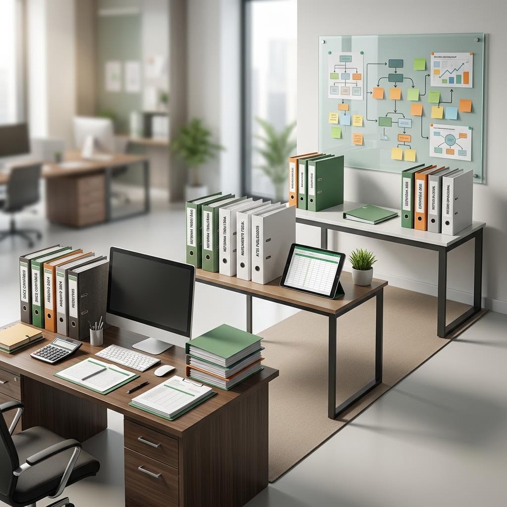 Etapas de organização de uma empresa durante a transição tributária